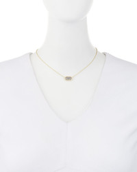 Kendra Scott Elisa Statet Necklace In Yellow Gold Plate