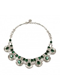 Ben-Amun Emerald And Crystal Statet Necklace