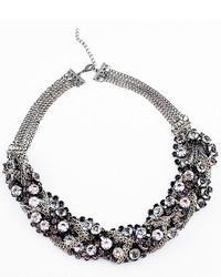 Fashionable Mix Style Crystal Full Rhinestone Chain Necklace