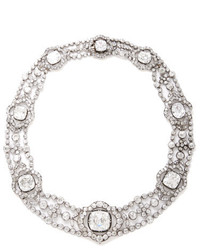 Fd Gallery Vintage Victorian Diamond Necklace Silver