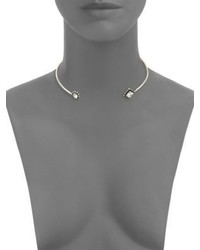 Dannijo Flare Crystal Collar Necklace