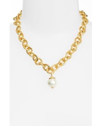 Karine Sultan Short Imitation Pearl Collar Necklace
