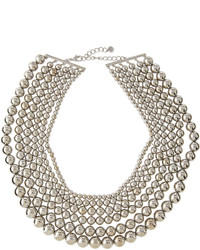 Lydell NYC Layered Multi Row Ball Bead Necklace