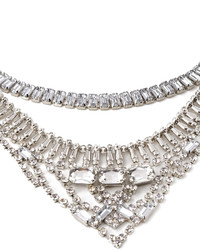 Forever 21 Layered Rhinestone Chain Necklace