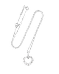 Chopard Lheure Du Diamant 18 Karat White Gold Diamond Necklace
