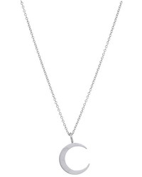Dogeared Light Up The Sky Thin Crescent Moon Necklace Necklace