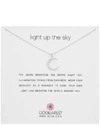 Dogeared Light Up The Sky Thin Crescent Moon Necklace Necklace