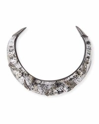 Alexis Bittar Liquid Medium Collar Necklace With Crystal Shard Detail