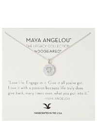Dogeared Maya Angelou Love Life Engage In It Necklace Necklace
