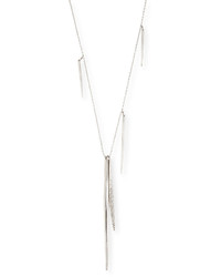 Alexis Bittar Miss Havisham Kinetic Golden Spear Necklace With Crystals