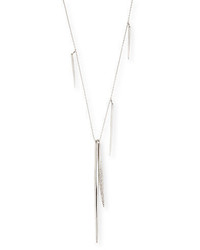 Alexis Bittar Miss Havisham Kinetic Golden Spear Necklace With Crystals
