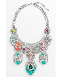 Natasha Couture Ice Princess Glittery Crystal Statet Necklace