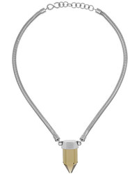 By Malene Birger Olympe Stainless Steel Resin Necklace