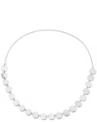Saskia Diez Paillettes Silver Necklace
