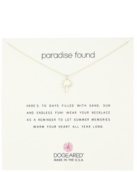 Dogeared Paradise Found Smooth Palm Tree Necklace Necklace