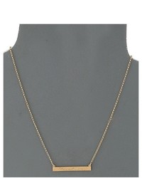 Dogeared Phenoal Id Bar Necklace Necklace