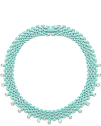 Forever 21 Rhinestoned Chain Link Necklace