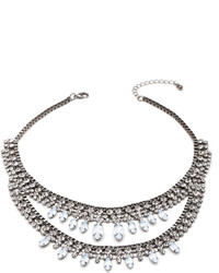 Forever 21 Rhinestoned Chain Necklace