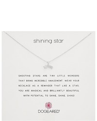 Dogeared Shining Star Shooting Star Necklace Necklace