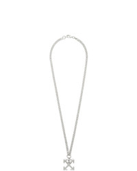 Off-White Silver Arrow Necklace