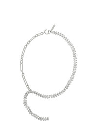 Justine Clenquet Silver Ian Necklace