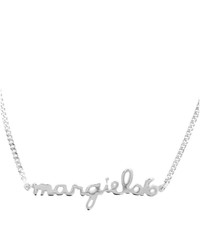 MM6 MAISON MARGIELA Silver Logo Necklace