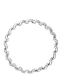 Balenciaga Silver Loop Necklace