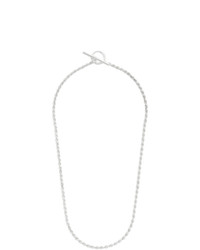All Blues Silver Rope Chain Necklace