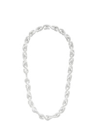 All Blues Silver S Necklace