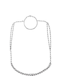 Dheygere Silver T Shirt Necklace
