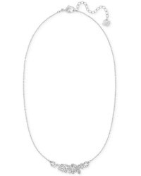 Swarovski Silver Tone Crystal Collar Necklace