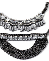 Forever 21 Stackable Rhinestone Embellished Necklace