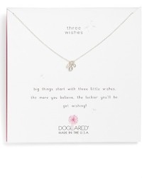 Dogeared Three Wishes Cluster Necklace