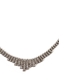 Forever 21 Tiered Rhinestone Necklace
