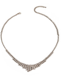 Forever 21 Tiered Rhinestone Necklace