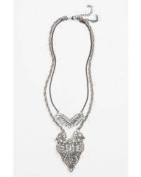 Tildon 3 In 1 Art Deco Crystal Statet Necklace