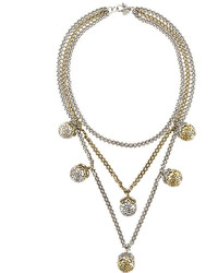 Alexander McQueen Triple Chain Necklace