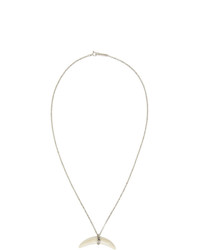 Isabel Marant White Half Moon Necklace
