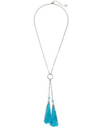 GUESS Y Necklace With Tassel Drops Necklace