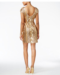 Adrianna Papell Sequined Sheath Dress
