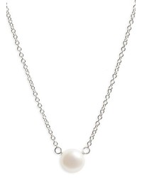 Dogeared Maid Of Honor Pearl Pendant Necklace
