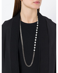 MM6 MAISON MARGIELA Pearls And Chain Necklace