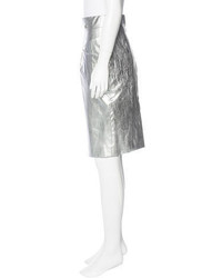 Chanel Metallic Pencil Skirt