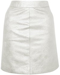 Topshop Pu Pencil Mini Skirt