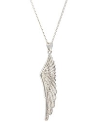 Asos Angel Wing Pendant Necklace