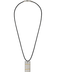 Bliss By Damiani Stainless Steel Flash Pendant Necklace W Diamond