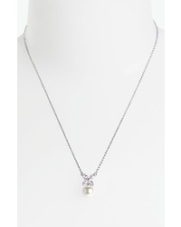 Majorica Butterfly 8mm Pearl Pendant Necklace