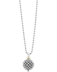 Lagos Caviar Forever Ball Pendant Necklace 34l