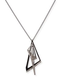 Alexis Bittar Crystal Origami Mobile Pendant Necklace