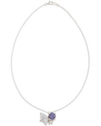 E.m. Crystal Pendant Necklace